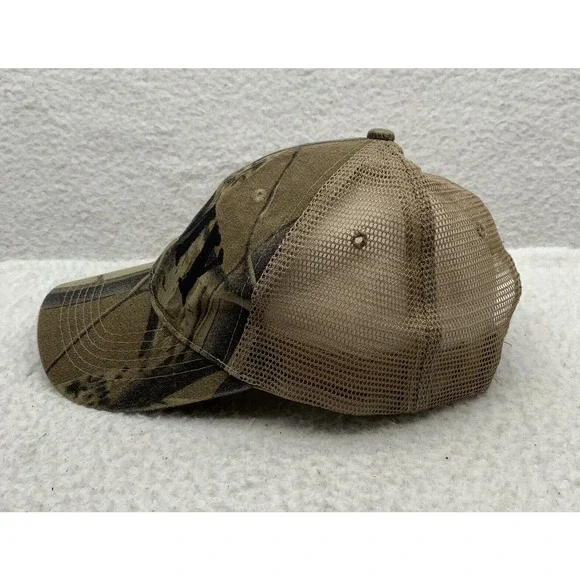 Eagle Crest Army Camo Snapback Hat Mens OSFM Mesh Dad Cap‎ Hunting Outdoors - Picture 2 of 7